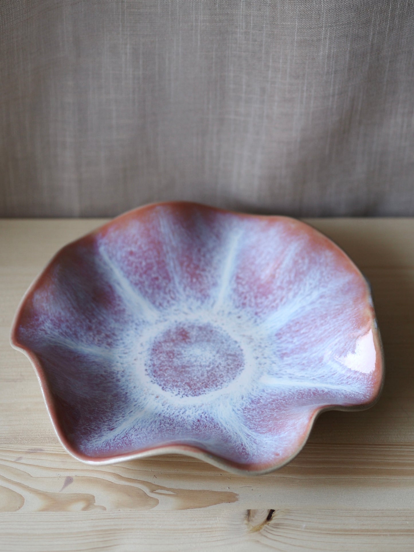 Wavy Bowl | blush ocean